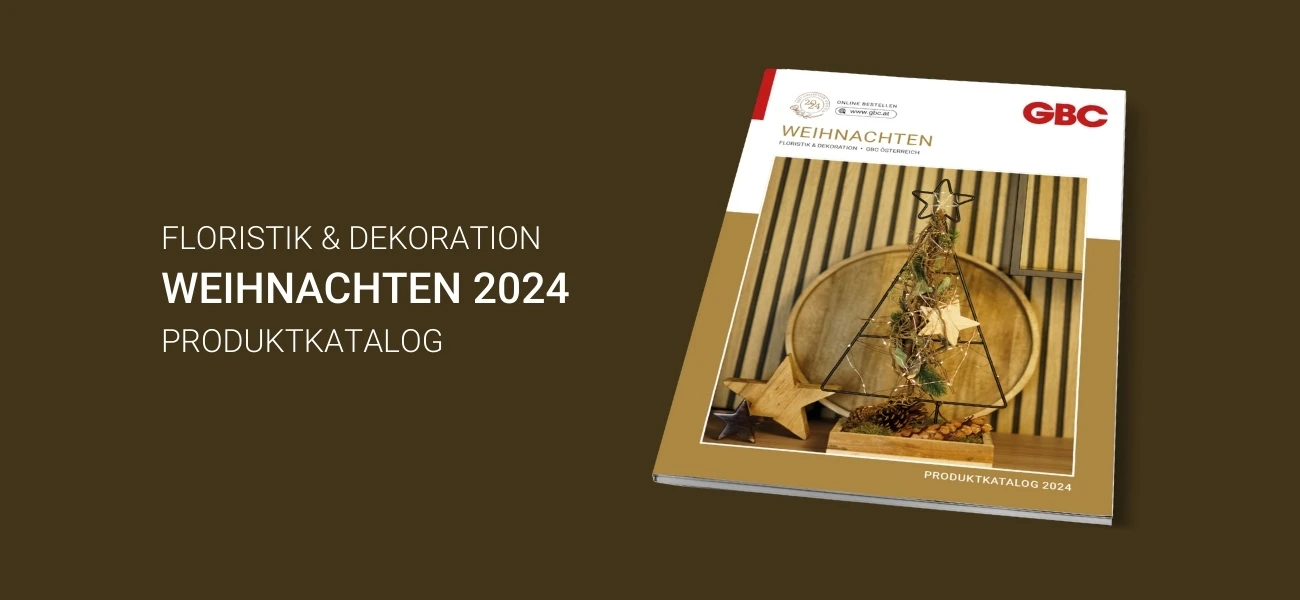 GBC Österreich Produktkatalog Weihnachten 2024 für Floristik und Dekoration
